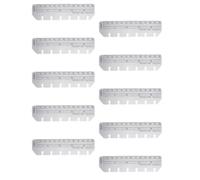 A7looseleaf - Righello multiuso trasparente opaco, righello A7looseleaf | Divisore trasparente opaco per diario scrapbooking accessorio con scala di misurazione per la scuola
