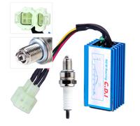 A7TC Spark Plug + Performance CDI Box fit for GY6 50cc 150cc Scooter Dirt Bike
