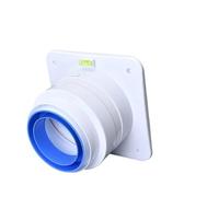 A84X-Valvola di ritegno for cappe da cucina con controllo antiodore, 2 pezzi, tubo da 80-100 mm, parti di ventilazione for cucina a doppia estremità