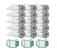 A86T 15 pezzi di sacchetti filtro compatibili for Vorwerk Kobold VK7 for FP7 ricambio for