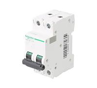 A9N61522 Interruttore di sovracorrente 500VDC lNomin: 2A Poli: 2 per guida DI...