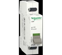 Schneider Electric Interruttore sezionatore di carico A9S60120 1P 20A 250V per guida DIN