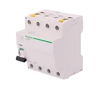 A9Z21425 Interruttore RCD Nome: 25A IDiff: 30mA Polo: 4 400VAC IP20 1-25mm² T...