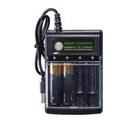 AA Battery Charger 4 Bay | Alkaline Batterry Chargers All-Purpose Batterys Pack Chargers | Household Batterys Chargerrs Smart USB AA Battery Charger For Home Company