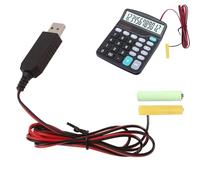 AA Battery Eliminators - Cavo di conversione USB, 5 V a 3 V, 1 m | Sostituire l'adattatore e il cavo di alimentazione USB. Sostituire l'adattatore, u