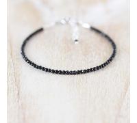 AA+ Bellissimo bracciale con pietre preziose sfaccettate Rondelle in tormalin...