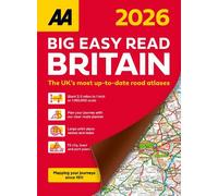 AA Big Easy Read Atlas Britain 2026 (Anello, filo)