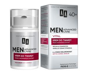 AA Men Advanced Care Vital 40 Plus Crema viso antirughe