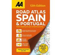AA Publishing AA Road Atlas Spain & Portugal (Tascabile)