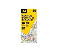 Road Map Central Southern England (AA Road Map Series 2) (AA Road Map Britain) Map - Folded Map. 3 miles to 1 inch.: 1:200000: 02