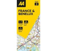 AA Road Map France & Benelux (Map) AA Road Map Europe Series