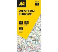 AA Road Map Western Europe 1 (AA Road Map Europe Series / European Road Maps)