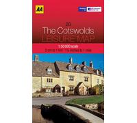 AA the Cotswolds Leisure Map [Lingua Inglese]