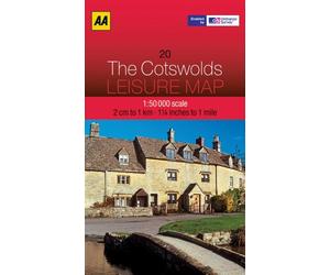 AA the Cotswolds Leisure Map [Lingua Inglese]