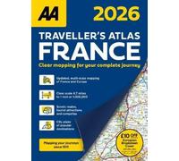 AA Traveller’s Atlas France 2026 (Tascabile)
