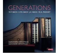["Aa.Vv."] - Generations. From Bach To Mozart. Works For Two Harpsichords.