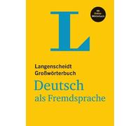 AA.VV Langenscheidts Grossworterbuch Deutsch als Fremdsprache (Copertina rigida)