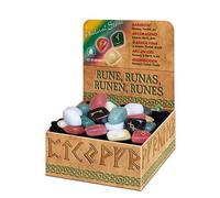 AA.VV Rainbow Runes: 25 Rune Stones, White Jade, Hematite, Watermelon Cryst (00)