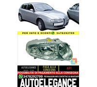 AA3404903 PROIETTORE DESTRO H7+H7+H1 ELETTRICO PER ALFA ROMEO 147