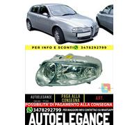 AA3404904 PROIETTORE SINISTRO H7+H7+H1 ELETTRICO PER ALFA ROMEO 147