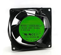 AA8382MX-AT AC220V 2-wire 0.05A 80 * 38MM radiator fan 8038 2400RPM 24CFM