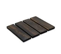 AAA-B. Grado Materiale Ebano Per Chitarra Bridge African Blackwood Accessori Per Chitarra Materie Prime 20 * 4.5-5 * 1.2-1.3cm corpo della chitarra fai da te (Color : 1PCS B EBONY2004512)