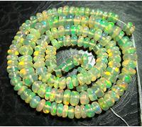 AAA etiope Opal rondelle liscio gemma sciolto perline 3 - 6 mm 45,7 cm