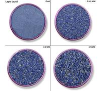 AAA Natural Schiacciato Lapislazzuli Deep Blue Chips per Intarsio Gioielli...