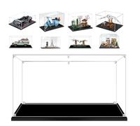 AAABOX 40x25x25cm Teca 3mm Spessore Acrilico Vetrina per Lego Giardino Tranquillo 10315 Land Rover Classic Defender 90 10317 Vespa 125 10298 RS Q e-tron 42160 e 75979 10308 31153 75353 21044 71773
