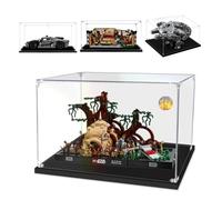 AAABOX Trasparente Teca 35x25x20cm,3mm Spessore Acrilico Vetrina per Lego Millennium Falcon 75375 Central Perk Friends 21319 McLaren-MP4/4 10330,Antipolvere Scatola Espositiva per 75330 10321 42173