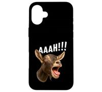 Aaah!! Funny Goat Halloween Farmer Goat Whisperer Farm Custodia per iPhone 16 Plus