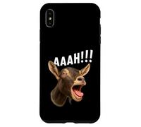 Aaah!! Funny Goat Halloween Farmer Goat Whisperer Farm Custodia per iPhone XS Max
