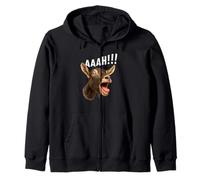 Aaah!! Funny Goat Halloween Farmer Goat Whisperer Farm Felpa con Cappuccio