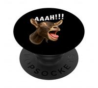 Aaah!! Funny Goat Halloween Farmer Goat Whisperer Farm PopSockets PopGrip Adesivo