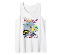 Aaahh!!! Real Monsters Group Trash Can Collage Cartoon Canotta