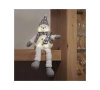 Pupazzo di Neve Natalizio LED Seduto 31 cm con Luce Bianca Calda | Emos DCFW02