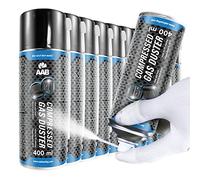 AAB Compressed Gas Duster 400ml - Spray Congelante per Elettronica, Spray Freddo, Raffreddante Spray, Spray Ghiaccio Istantaneo, Spray Gelo, congelare a -50*C - Set di 10 Pezzi