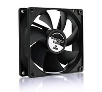 AAB Cooling Black Silent Fan 9 - una Silenziosa e Molto Efficiente 92mm Ventola PC , Alimentatore PC , Computer, Aspirazione , 9cm , 3 Pin Cooling Fan |,76m3/h