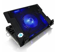 AAB Cooling NC20 - Base di Raffreddamento e Sostegno per Laptop/ PC/ Notebook/ PC Portatile, Nero