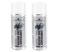 AABCOOLING 2x Bomboletta Aria Compressa Home&Office Compressed Gas Duster 400-ml, Aspirapolvere Per Computer, Pulizia Ufficio, Cancelleria e prodotti per ufficio,Bombolette Spray, Pulire Pc
