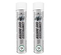 AABCOOLING 2x Bomboletta Aria Compressa Home&Office Compressed Gas Duster 750 ml -K2, Bombolette Spray, Aria Compressa Spray, Kit di pulizia, Elettronica, Bombolette Spray, Foto e videocamere