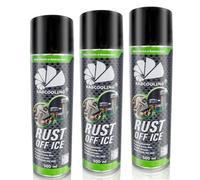 AABCOOLING 3x Rust Off Ice 500ml - Spray Congelante Penetrante, Convertitore Antiruggine Lubrificante, Shock Termico -40°C, Penetra e Libera le Parti Arrugginite, Ideale per Utensili, Viti e Bulloni