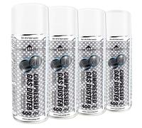 AABCOOLING 4x Bomboletta Aria Compressa Home&Office Compressed Gas Duster 400-ml, Aspirapolvere Per Computer, Pulizia Ufficio, Cancelleria e prodotti per ufficio,Bombolette Spray, Pulizia Computer