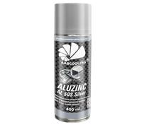 AABCOOLING Aluzinco AL 50S Argento 400ml Primer Fondo Spray Zinco Alluminio Antiruggine Anticorrosione per Auto Moto, Verniciatura Carrozzeria Metallo, Rapida Essiccazione Elevata Aderenza K4