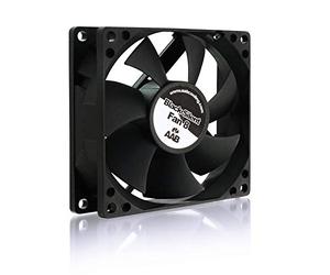 AABCOOLING Black Silent Fan 8 - Silenziosa ed Efficiente Ventola 80mm, Raffreddamento Computer, Ventilatore 8cm, 3 Pin, 50m3/h 15,6 dB (A)