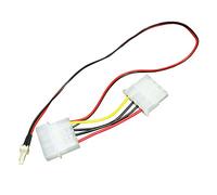AABCOOLING C16 - cavo per collegare l'alimentazione al ventilatore con connettore 2/3/4 Pin da connettore adattatore per alimentazione 4 pin molex 12V DC