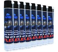 8x AABCOOLING Compressed Gas Duster FLEX 750-ml PER LA PULIZIA DELLA TASTIERA