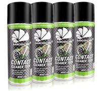AABCOOLING Contact Cleaner TECH 4x400 ml - Spray rapido multiuso per casa, officina e auto, rimuove grasso, polvere e sporco, pulizia elettronica sicura