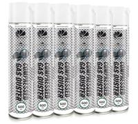 AABCOOLING Home&Office 6x 600ml Soffiatore Aria Compressa - Pulizia PC, Case Computer, Console, Laptop, Tastiera, Materiale Ufficio, Spray Pulente, Bomboletta, K1