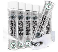 AABCOOLING Home&Office Compressed Gas Duster 6x750ml - K5 Aria Compressa Spray, Spray Ghiaccio Istantaneo, Oggetti per la pulizia, Spray Gelo a -50°C